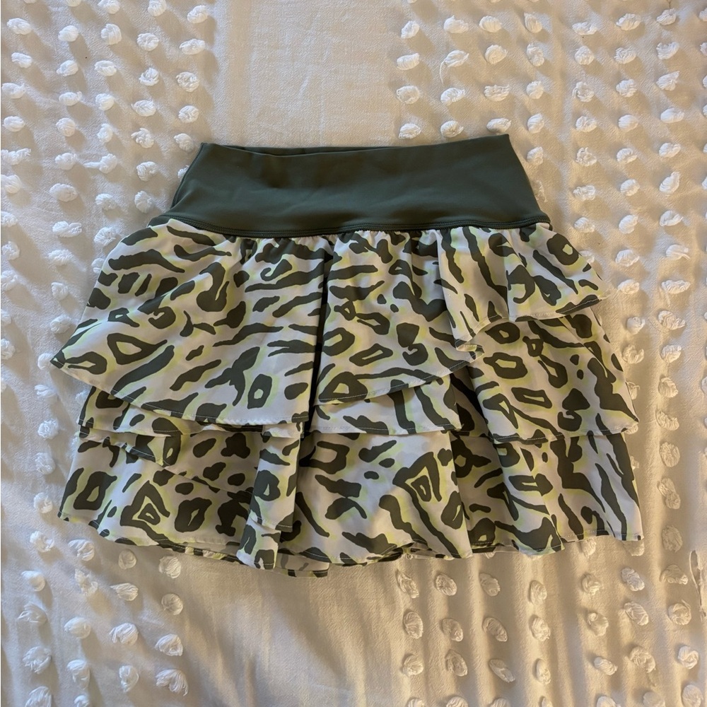 Offline printed tennis skort